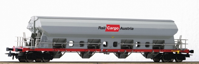 Swivel-roof 4-axle hopper car<br /><a href='images/pictures/Roco/Roco-76411.jpg' target='_blank'>Full size image</a>